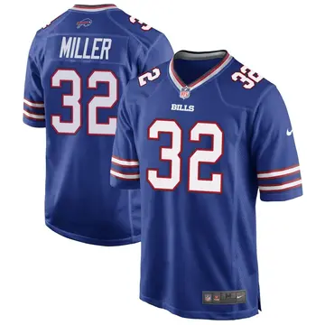 Nike Jordan Miller Men's Game Buffalo Bills Royal Blue Team Color Jersey