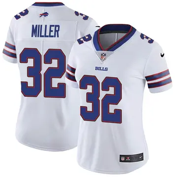 Nike Jordan Miller Women's Limited Buffalo Bills White Color Rush Vapor Untouchable Jersey