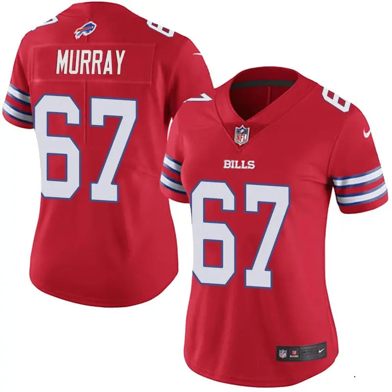 Nike Justin Murray Women's Limited Buffalo Bills Red Color Rush Vapor Untouchable Jersey