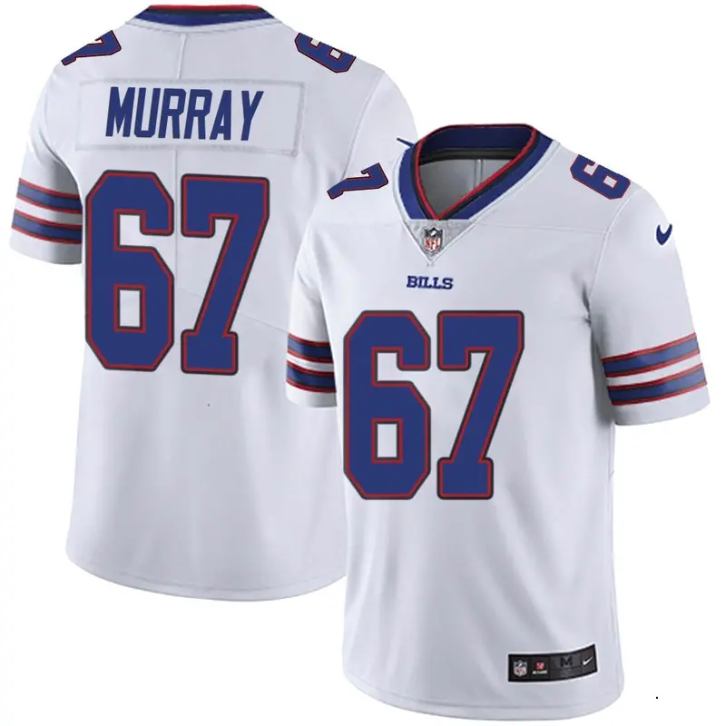 Nike Justin Murray Youth Limited Buffalo Bills White Color Rush Vapor Untouchable Jersey