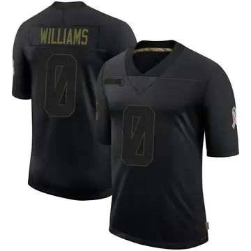 Nike Malik Williams Men's Limited Buffalo Bills Black 2020 Salute To Service Jersey