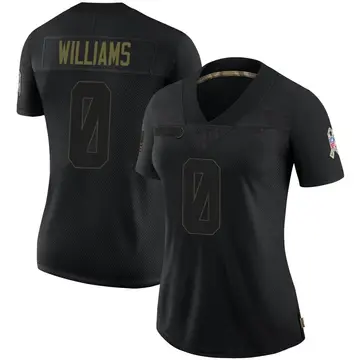 Nike Malik Williams Women's Limited Buffalo Bills Black 2020 Salute To Service Jersey