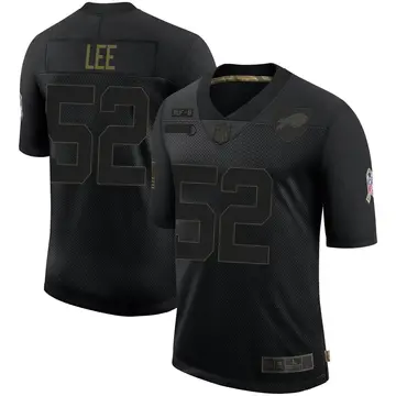 Nike Marquel Lee Men's Limited Buffalo Bills Black 2020 Salute To Service Jersey
