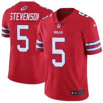 Nike Marquez Stevenson Men's Limited Buffalo Bills Red Color Rush Vapor Untouchable Jersey
