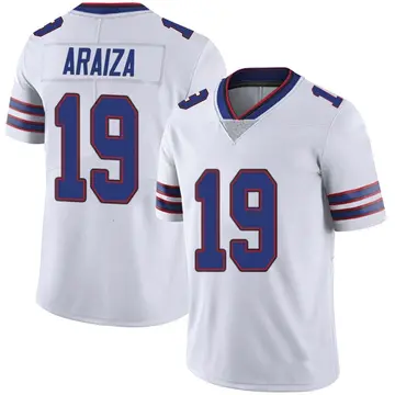 Nike Matt Araiza Men's Limited Buffalo Bills White Color Rush Vapor Untouchable Jersey