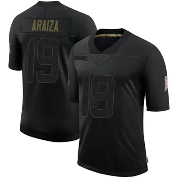 Nike Matt Araiza Youth Limited Buffalo Bills Black 2020 Salute To Service Jersey