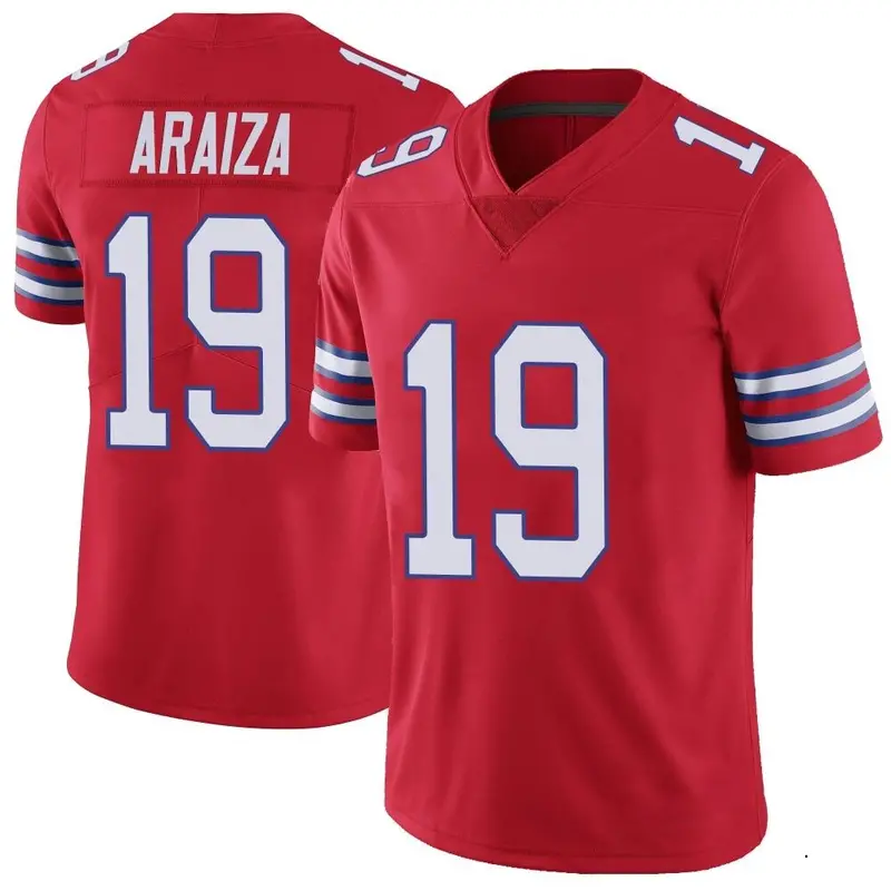 Nike Matt Araiza Youth Limited Buffalo Bills Red Color Rush Vapor Untouchable Jersey