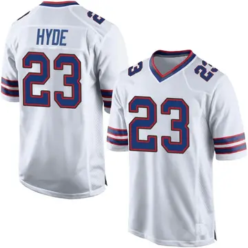 Nike Micah Hyde Men's Game Buffalo Bills White Jersey