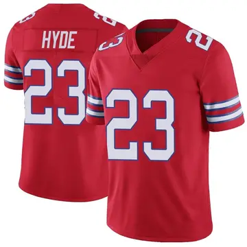 Nike Micah Hyde Men's Limited Buffalo Bills Red Color Rush Vapor Untouchable Jersey