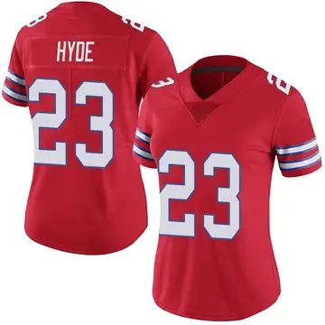 Nike Micah Hyde Women's Limited Buffalo Bills Red Color Rush Vapor Untouchable Jersey