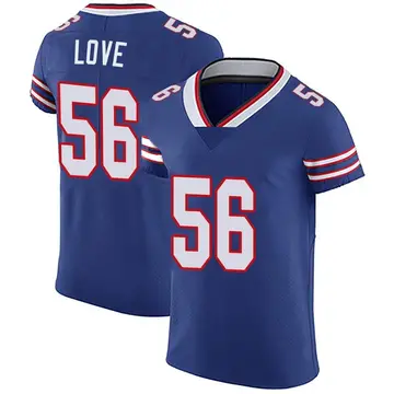 Nike Mike Love Men's Elite Buffalo Bills Royal Blue Team Color Vapor Untouchable Jersey