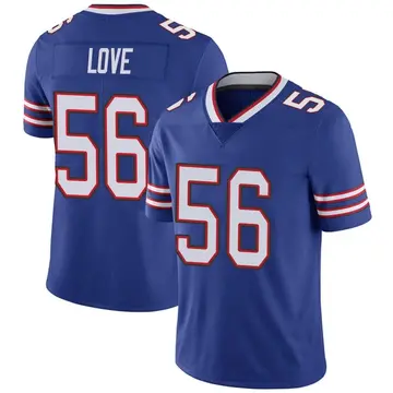 Nike Mike Love Youth Limited Buffalo Bills Royal Team Color Vapor Untouchable Jersey