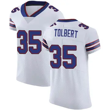 Nike Mike Tolbert Men's Elite Buffalo Bills White Vapor Untouchable Jersey