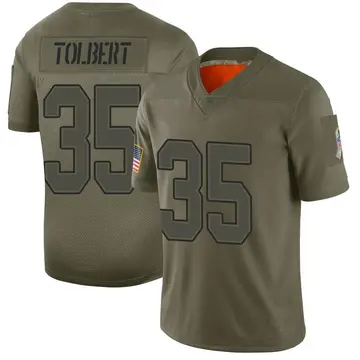 Nike Mike Tolbert Men's Limited Buffalo Bills Camo 2019 Salute to Service Jersey