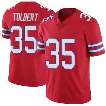 Nike Mike Tolbert Men's Limited Buffalo Bills Red Color Rush Vapor Untouchable Jersey