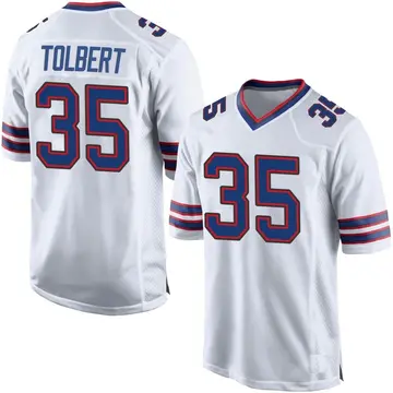 Nike Mike Tolbert Youth Game Buffalo Bills White Jersey