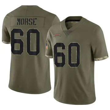 Nike Mitch Morse Men's Limited Buffalo Bills Olive 2022 Salute To Service Jersey