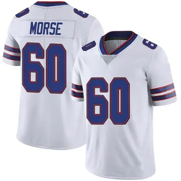 Nike Mitch Morse Men's Limited Buffalo Bills White Color Rush Vapor Untouchable Jersey