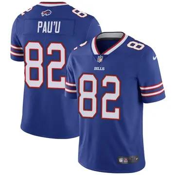 Nike Neil Pau'u Men's Limited Buffalo Bills Royal Team Color Vapor Untouchable Jersey