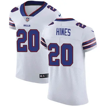 Nike Nyheim Hines Men's Elite Buffalo Bills White Vapor Untouchable Jersey