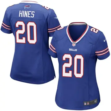 Nike Nyheim Hines Women's Game Buffalo Bills Royal Blue Team Color Jersey
