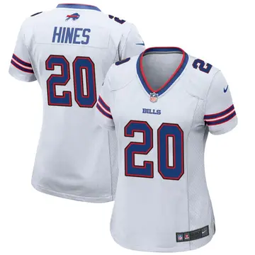 Nike Nyheim Hines Women's Game Buffalo Bills White Jersey