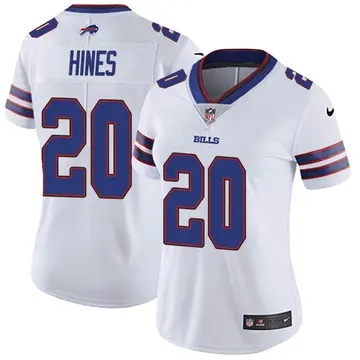 Nike Nyheim Hines Women's Limited Buffalo Bills White Color Rush Vapor Untouchable Jersey