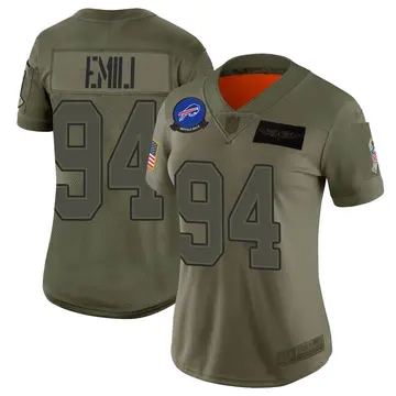 Nike Prince Emili Women's Limited Buffalo Bills Camo 2019 Salute to Service Jersey