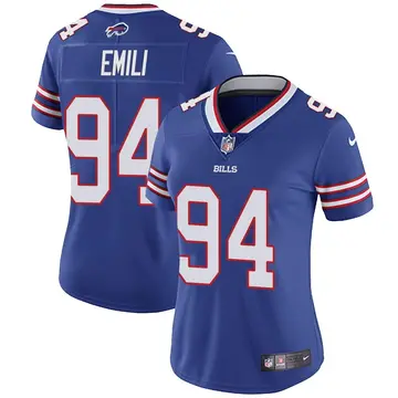 Nike Prince Emili Women's Limited Buffalo Bills Royal Team Color Vapor Untouchable Jersey