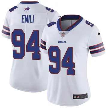 Nike Prince Emili Women's Limited Buffalo Bills White Color Rush Vapor Untouchable Jersey