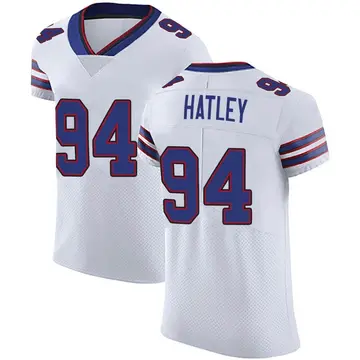 Nike Rickey Hatley Men's Elite Buffalo Bills White Vapor Untouchable Jersey