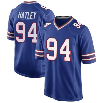 Nike Rickey Hatley Youth Game Buffalo Bills Royal Blue Team Color Jersey
