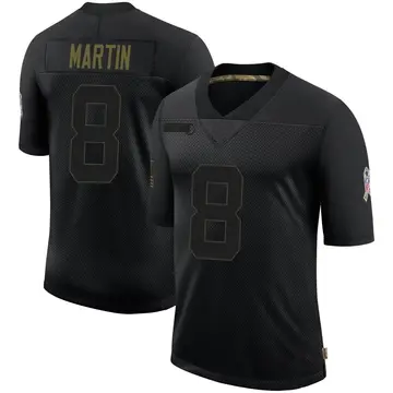 Nike Sam Martin Men's Limited Buffalo Bills Black 2020 Salute To Service Jersey