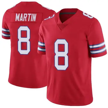 Nike Sam Martin Youth Limited Buffalo Bills Red Color Rush Vapor Untouchable Jersey