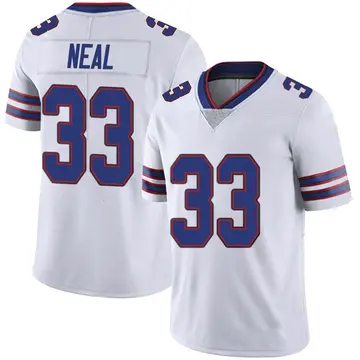 Nike Siran Neal Men's Limited Buffalo Bills White Color Rush Vapor Untouchable Jersey
