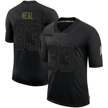 Nike Siran Neal Youth Limited Buffalo Bills Black 2020 Salute To Service Jersey