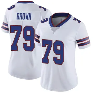 Nike Spencer Brown Women's Limited Buffalo Bills White Color Rush Vapor Untouchable Jersey