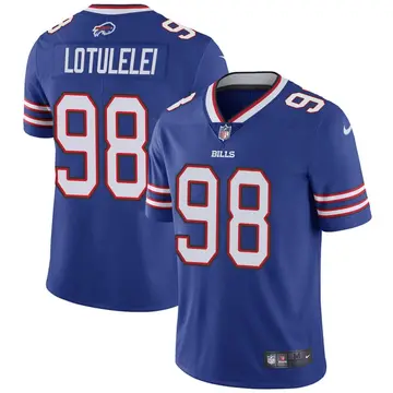 Nike Star Lotulelei Men's Limited Buffalo Bills Royal Team Color Vapor Untouchable Jersey