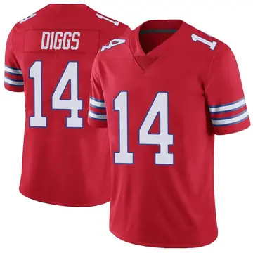 Nike Stefon Diggs Men's Limited Buffalo Bills Red Color Rush Vapor Untouchable Jersey