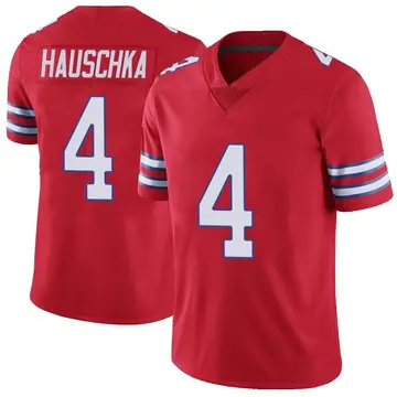 Nike Stephen Hauschka Men's Limited Buffalo Bills Red Color Rush Vapor Untouchable Jersey