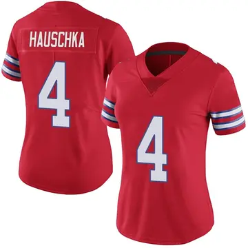 Nike Stephen Hauschka Women's Limited Buffalo Bills Red Color Rush Vapor Untouchable Jersey