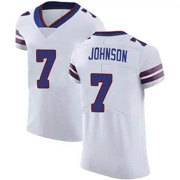 Nike Taron Johnson Men's Elite Buffalo Bills White Vapor Untouchable Jersey
