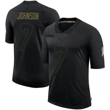Nike Taron Johnson Youth Limited Buffalo Bills Black 2020 Salute To Service Jersey