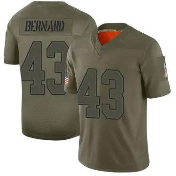 Nike Terrel Bernard Men's Limited Buffalo Bills Camo 2019 Salute to Service Jersey