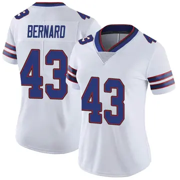 Nike Terrel Bernard Women's Limited Buffalo Bills White Color Rush Vapor Untouchable Jersey