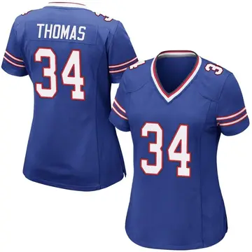 Nike Thurman Thomas Women's Game Buffalo Bills Royal Blue Team Color Jersey