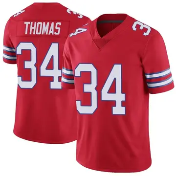 Nike Thurman Thomas Youth Limited Buffalo Bills Red Color Rush Vapor Untouchable Jersey