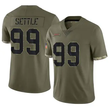 Nike Tim Settle Youth Limited Buffalo Bills Olive 2022 Salute To Service Jersey