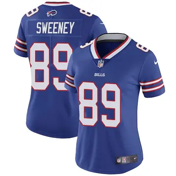 Nike Tommy Sweeney Women's Limited Buffalo Bills Royal Team Color Vapor Untouchable Jersey