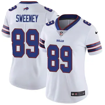 Nike Tommy Sweeney Women's Limited Buffalo Bills White Color Rush Vapor Untouchable Jersey